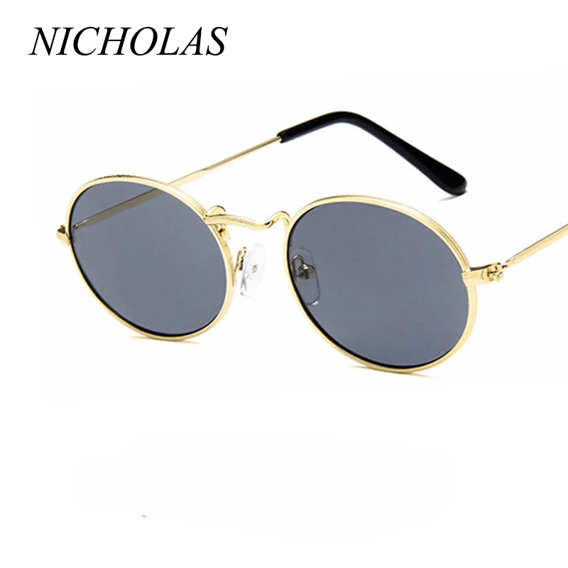 Солнцезащитные очки NICHOLAS Oval женские и мужские ретро Aolly солнцезащитные Oculos De Sol