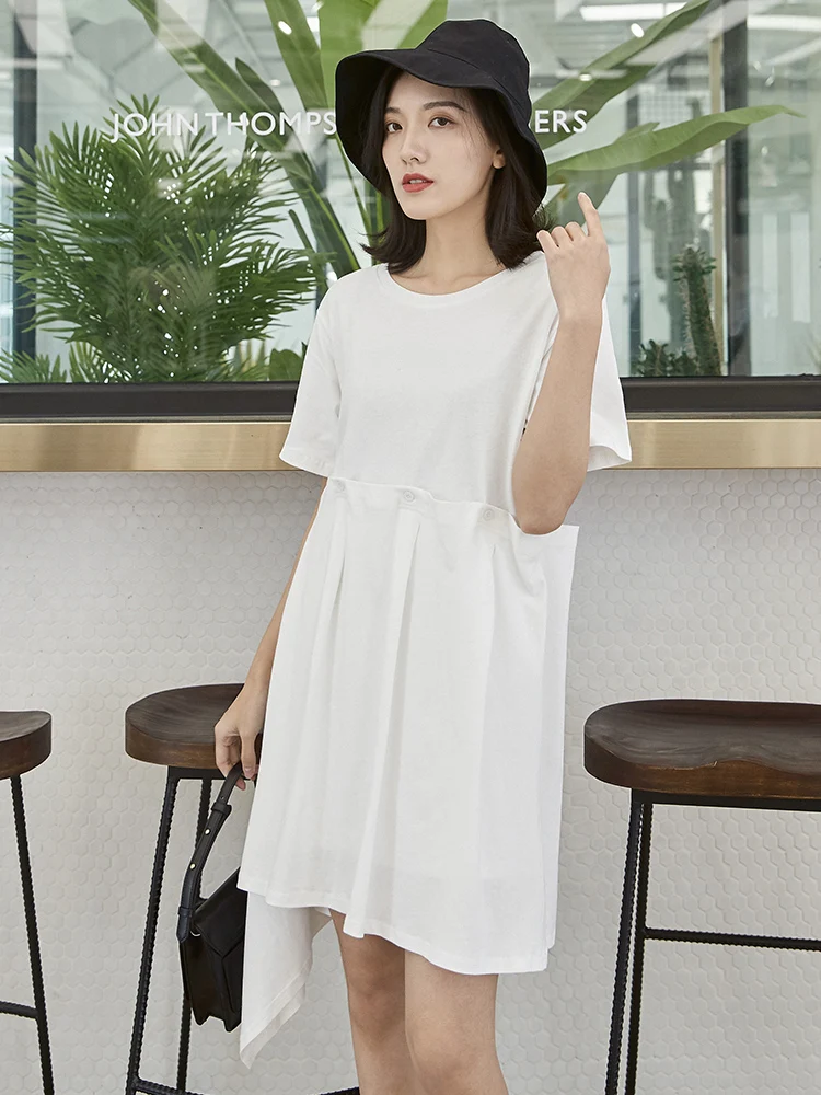 Платье Для женщин повседневные свободные летние женские платья 2019 короткий
