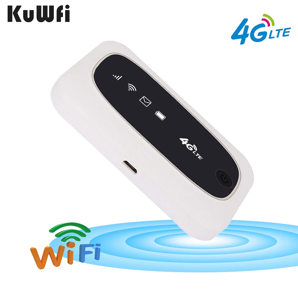 KuWFi 4G Wi Fi маршрутизатор FDD/аппарат который не привязан к оператору сотовой связи
