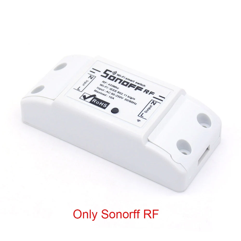 Only Sonoff RF Sonoff Slampher 433MHz RF беспроводной контрольный светильник E27 умный дом Универсальный WiFi светильник лампочка держатель для Alexa дома - Комплект: Only Sonoff RF