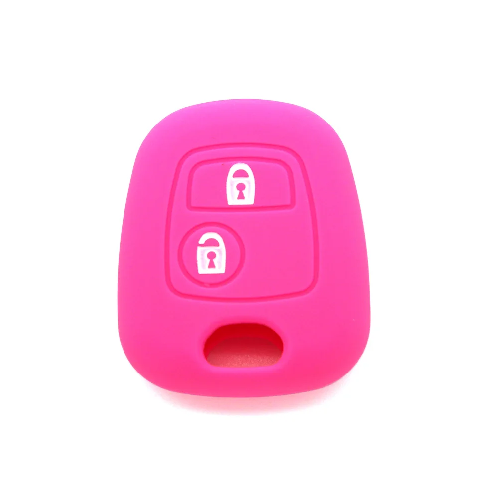 Модный практичный 2 кнопки силиконовый чехол для ключей от машины | Автомобили и