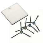 Фильтры HEPA для пылесоса ilife V8S V80 X800, 6 шт.лот, боковая щетка