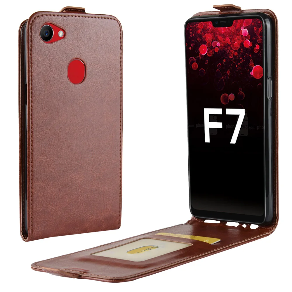 

Роскошный кожаный чехол-книжка в стиле ретро для OPPO F7 6,23 дюйма