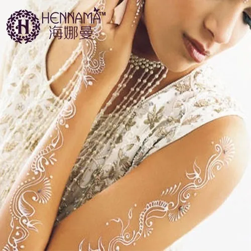 Индийская хна паста конусы металлическая/Серебристая белая блесточка mehndi Лазерная пудра крем для свадьбы свадебные вечерние тела художественная живопись
