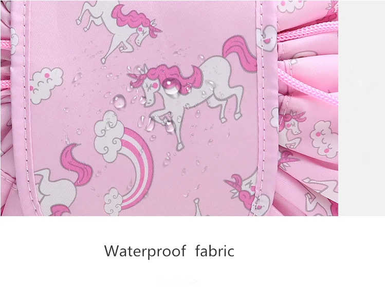 Большая емкость ленивая сумка для макияжа в путешествии Повседневная