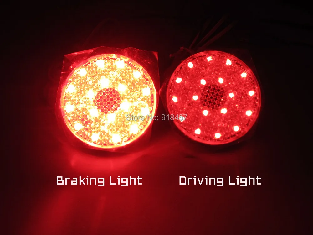 LY001 3 прозрачные линзы 21 SMD светодиодные бамперные отражатели для 2008 года Toyota