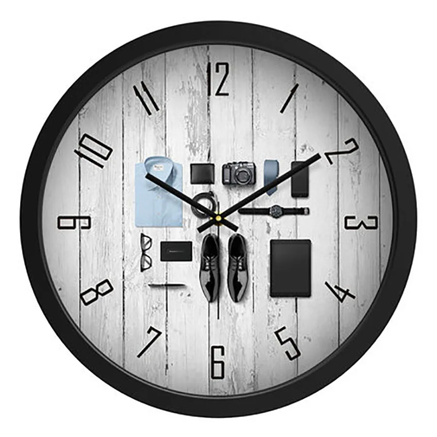 Большие настенные часы с рисунками из мультфильмов Креативные кухонные большие