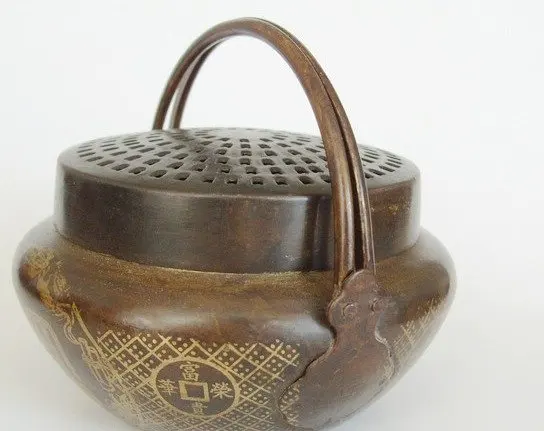 Сборная медная плита династии Цин (QianLong1722-1783) с отметкой украшением бесплатная