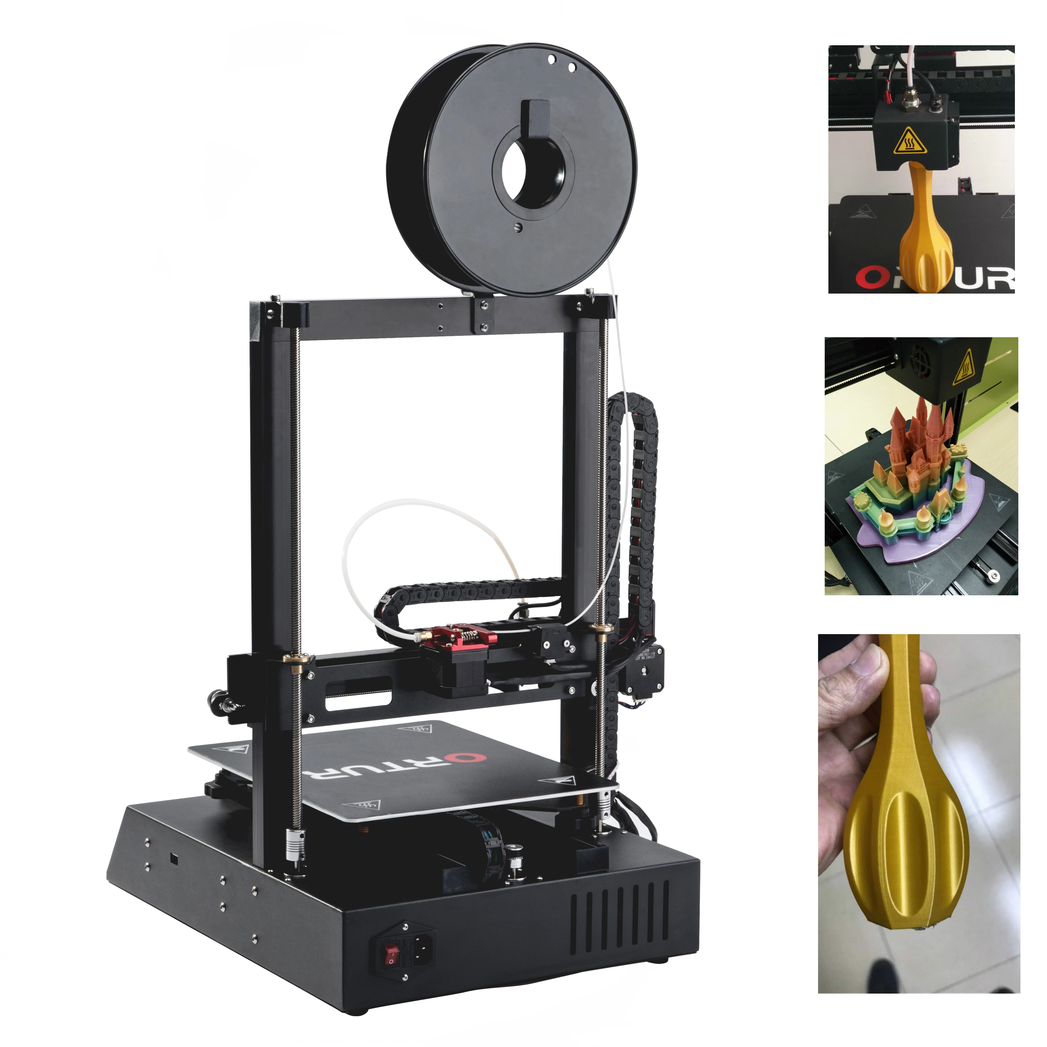 Impressora 3D Printer Drucker Stampante Printing Machine FDM Desktop Metal Frame Single Extruder Nozzle Hotbed New | Компьютеры и офис