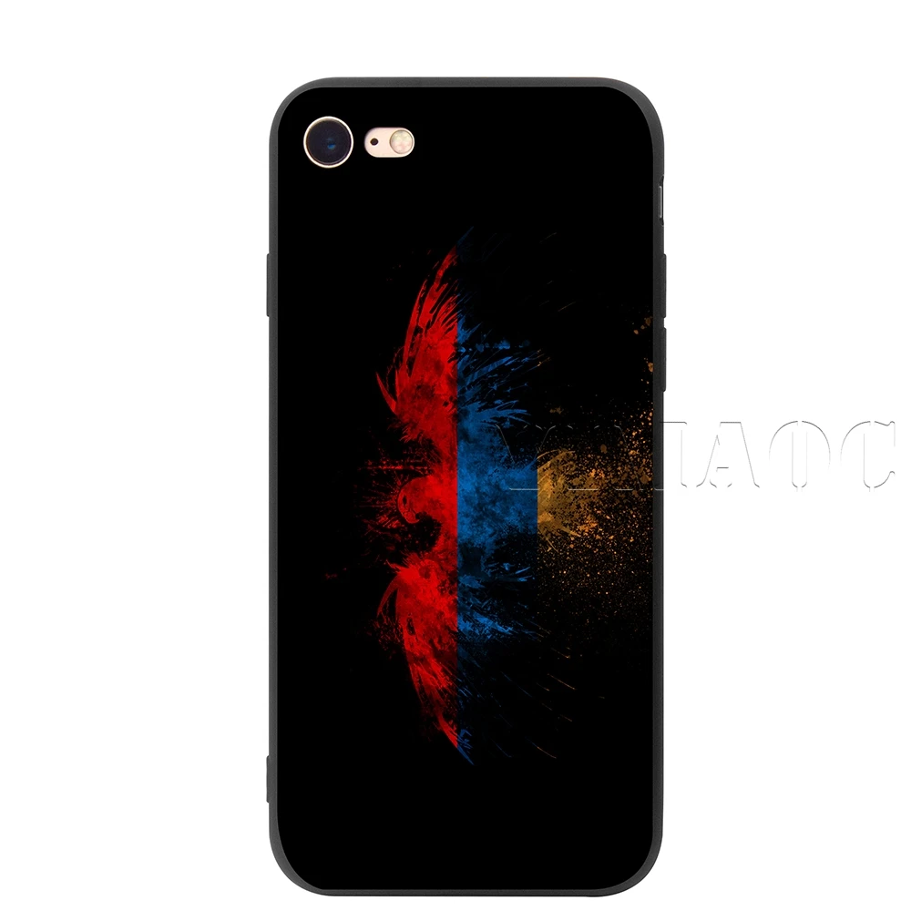 6 Силиконовый мягкий чехол с флагом армян для iPhone 11 Pro XS Max XR X 8 7 6 6S Plus 5 5S SE - Цвет: 6