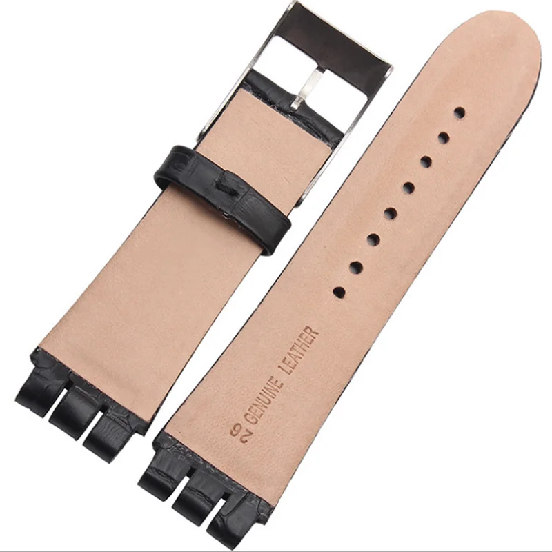 23MM Black Brown Imported Top Layer Calfskin Strap High Quality Men's Japanese Button Leather Gift Disassembly Tool | Наручные часы