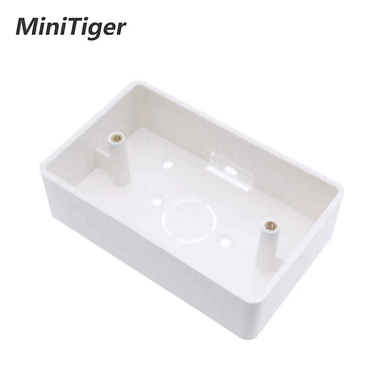 Внешний монтажный ящик Minitiger 117 мм * 72 33 для сенсорного выключателя 118*72 и разъема USB