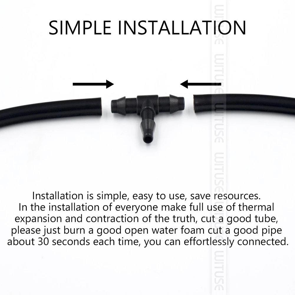 

1 Sets Fog Nozzles irrigation system Portable Automatic Watering 5m-30m Garden hose Spray head with Timer and Adjustable Dripper
