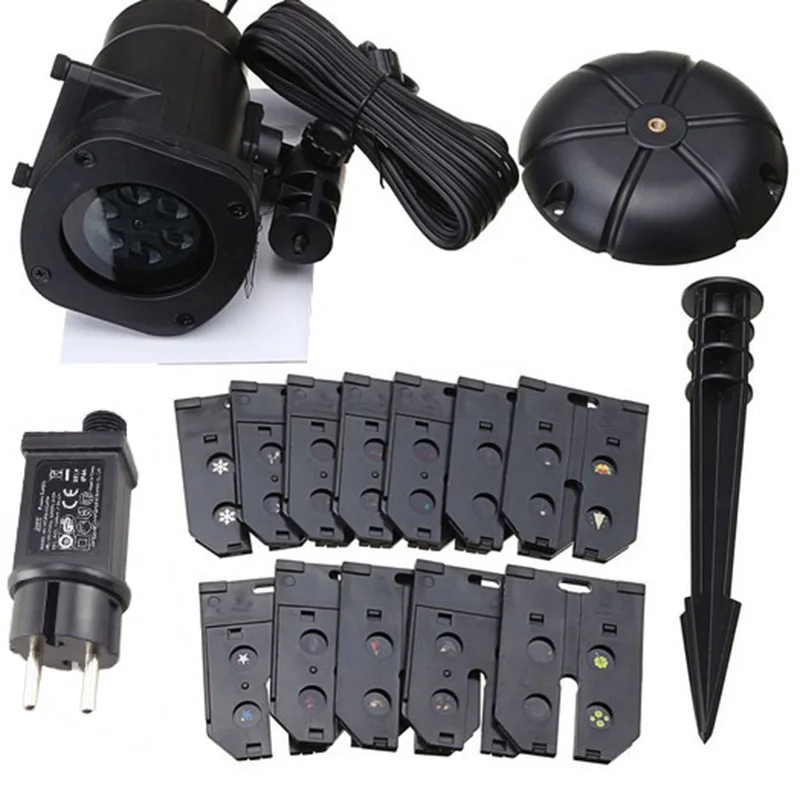 Рождественский Декор светодиодный проектор светильник Водонепроницаемый для