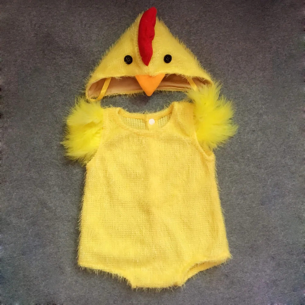 Желтый белый маленький цыпленок курица карнавальные костюмы для маленьких детей