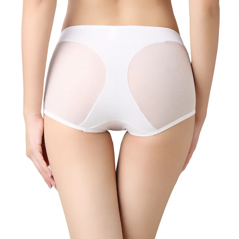 WP145 white Женские сексуальные трусы-брифы, женские трусики, полностью прозрачные кружевные бесшовные стринги размера плюс, сексуальное женское нижнее белье, трусики - Цвет: WP145 white