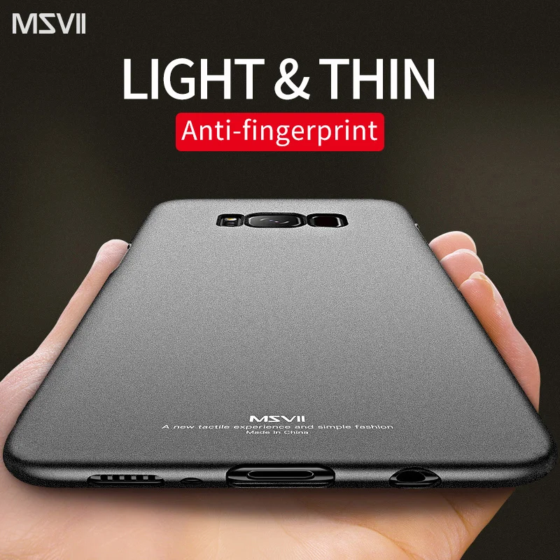 Марка MSVII Для Samsung s8 Твёрдый Матовый Чехол ПК Задняя Крышка Супер Тонкий Чехол Для Телефона Для Samsung galaxy s8 plus