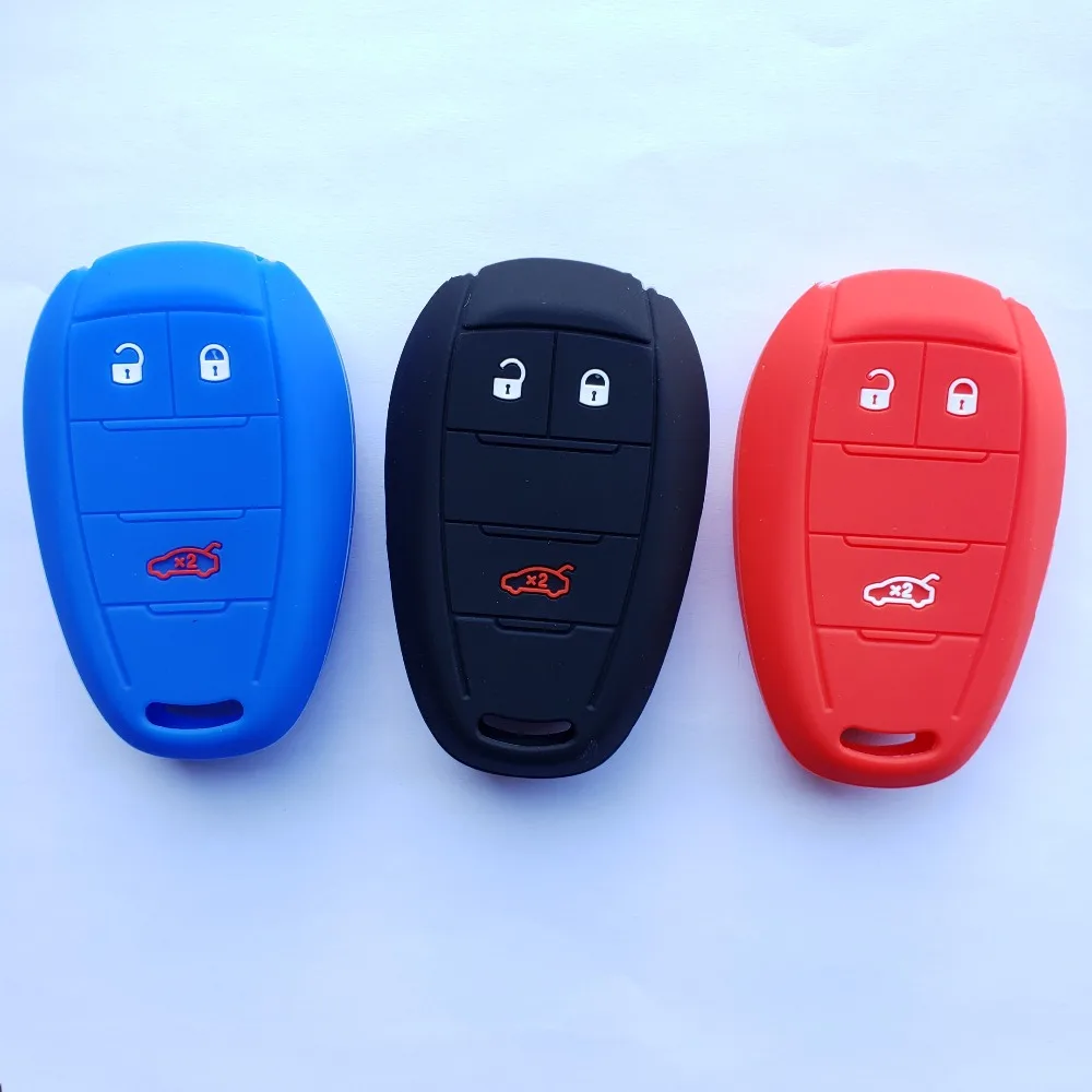 Чехол для автомобильного ключа Alfa Romeo силиконовый защитный чехол Smart Skin с 3