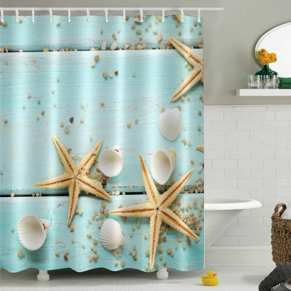 LB природа пляжная Раковина Морская звезда гребешок деревянная