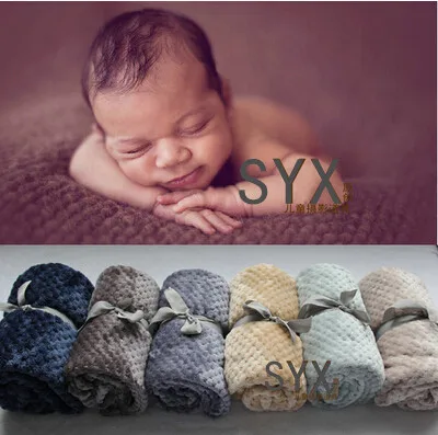 (100 см x 70 см) Детский фон для позирования супер мягкое меховое одеяло реквизит