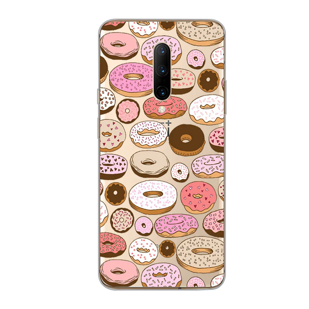 ciciber Cartoon funny food pizza Cover For Oneplus 7 Pro Phone Cases for 1+7 Fundas Capa Coque Soft TPU Capinha Shell |