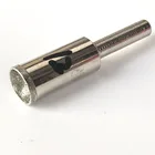 Бесплатная доставка 1 шт. 12-17 мм 120 # грубые шлифовальные бусины шарики алмазные вогнутые бусины гнездо Янтарные Бусины цилиндры