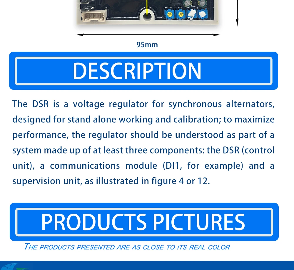 Автоматический напряжение регулятор AVR DSR для Mecc Alte цифровой сменный AVR с Экспресс