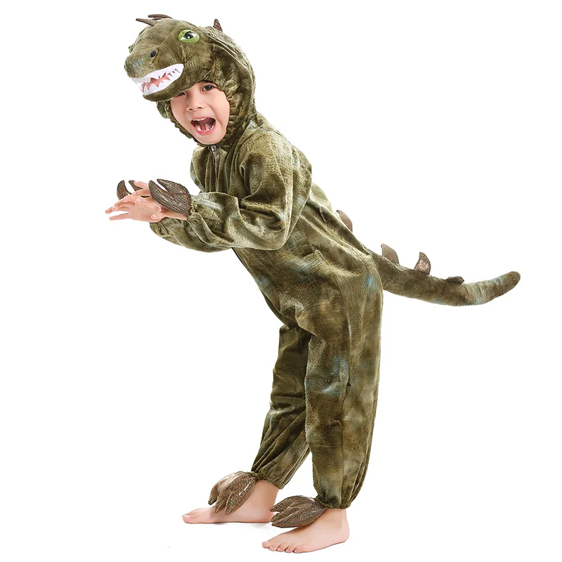Детский костюм T-Rex динозавра на Хэллоуин животного |