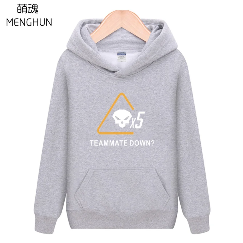 Толстовки с капюшоном OW fans пуховые толстовки Reaper зимний осенний толстый костюм
