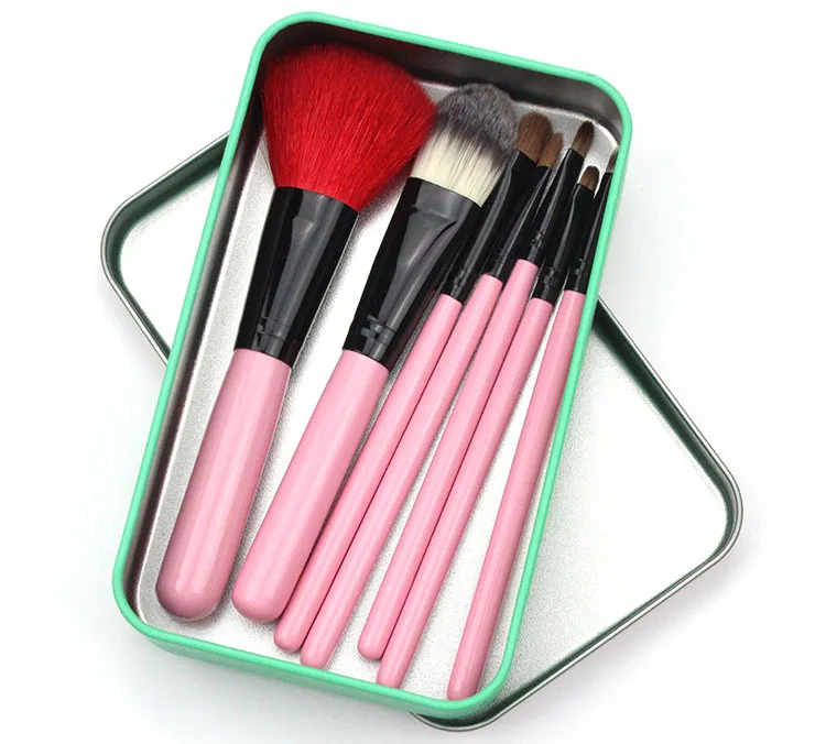 

7PCS Mermaid Professional Makeup Brushes Set Foundation Blending Powder Eyeshadow Contour Concealer Blush Cosmetic Makeup Tool
