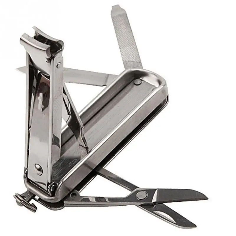 Новые 4 в 1 кусачки для ногтей из нержавеющей стали многофункциональные складные