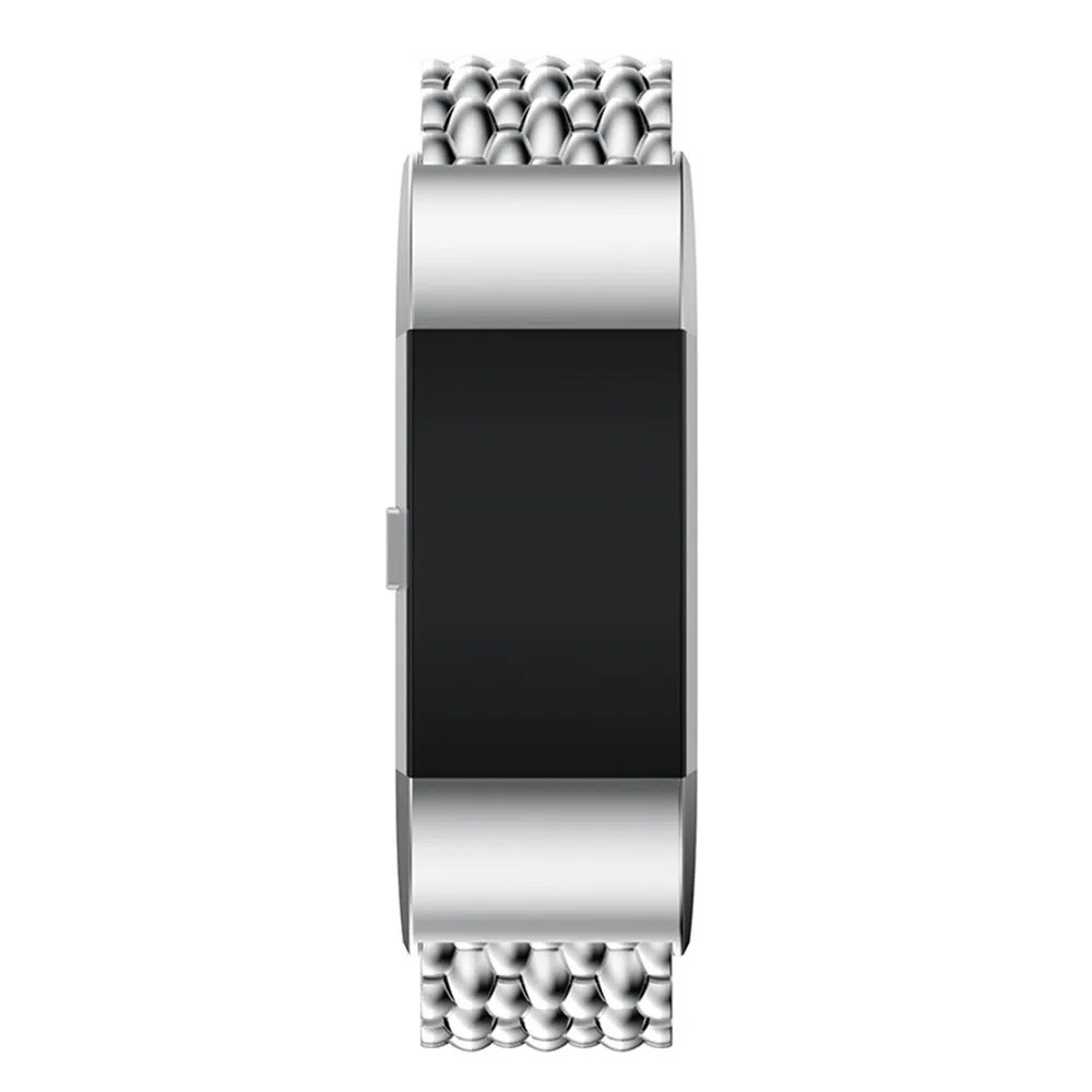 Сменный металлический браслет для Fitbit Charge 2, ремешок из нержавеющей стали, браслет для Fitbit Charge 2, ремешок, Смарт-часы, браслет