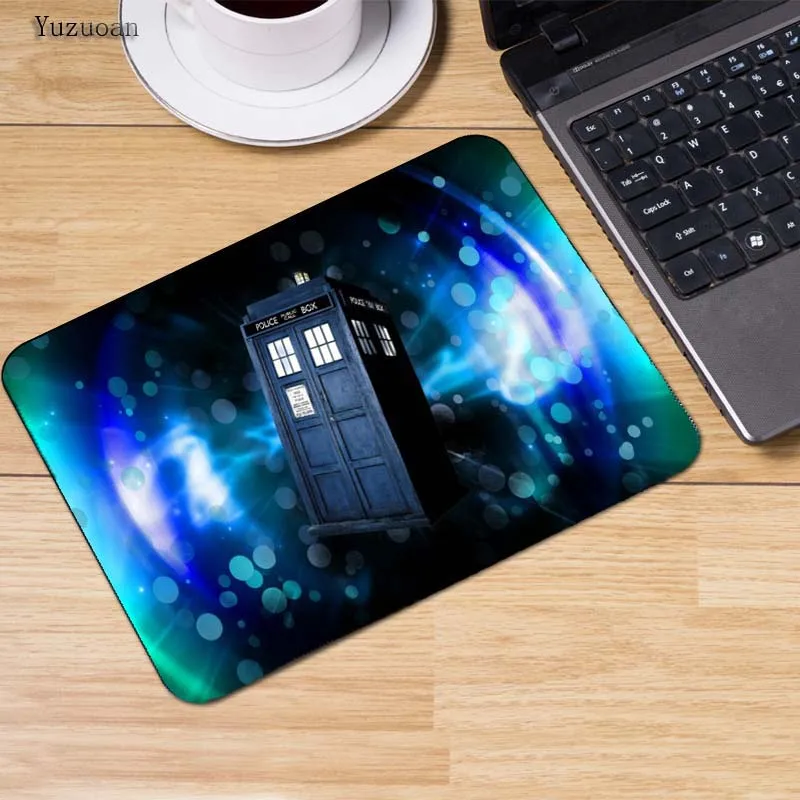 Yuzuoan Time Vortex Doctor who противоскользящая игровая клавиатура Коврик для мыши 180x220x2 мм и