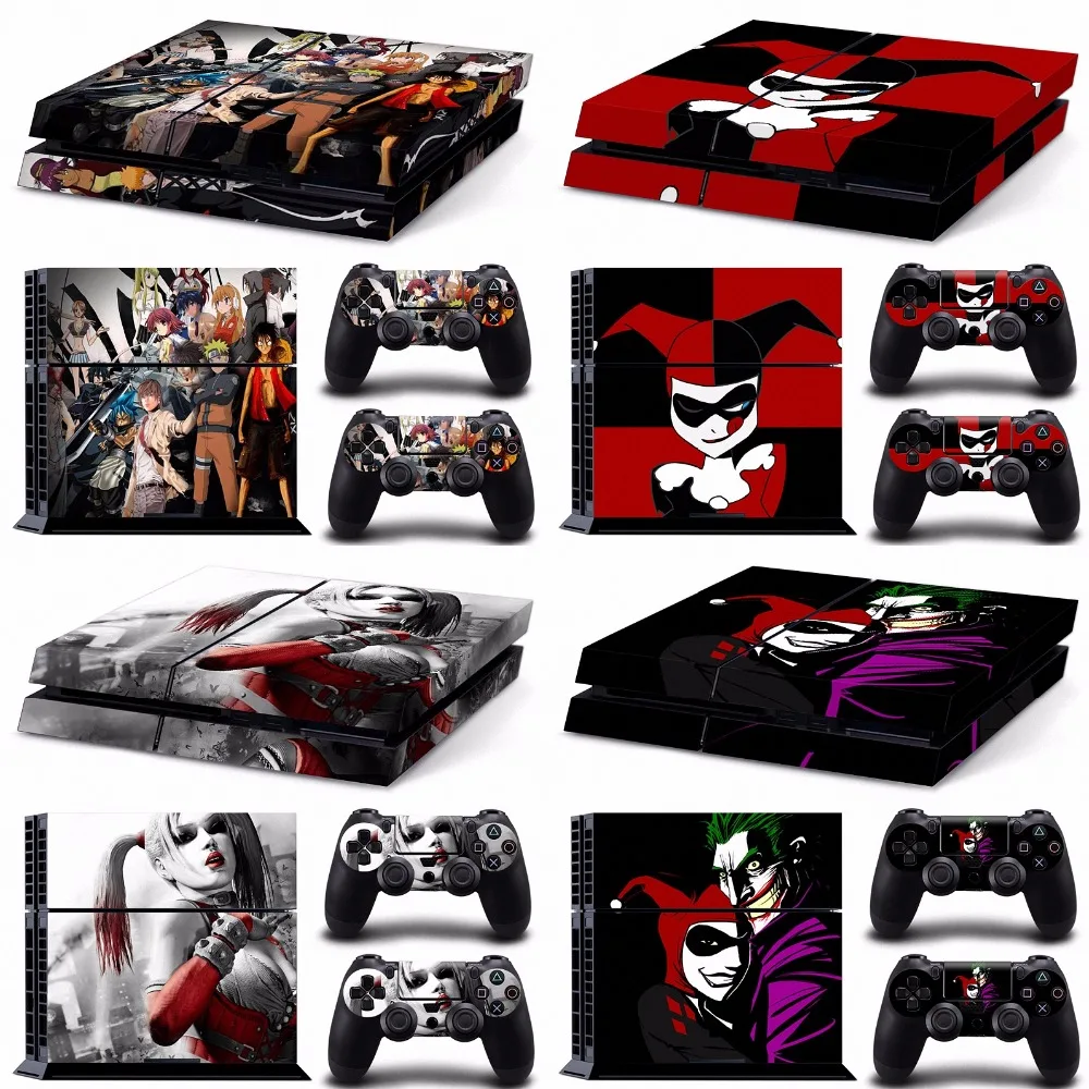 Харли Квинн Дэдпул Джокер И Ps4 Наклейку Кожи Для Sony Playstation 4 Стикер Wrap Этикета|stickers