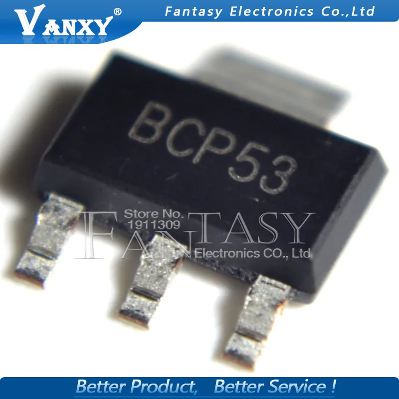 20 шт. BCP53 SOT SOT223 BCP53-16 SMD SOT-223 BCP53T1G | Электронные компоненты и принадлежности