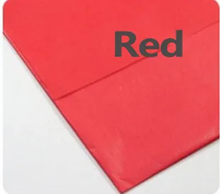 Red 20 листов 50*66 см тканевая бумага цветок одежда рубашка обувь подарочная упаковка крафт бумага рулон домашний декор, винная оберточная бумага s - Цвет: Red