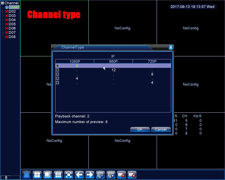 Besder 8-канальный сетевой видеорегистратор ONVIF сетевой видеорегистратор Регистраторы H.264 High Profile 8CH 1080P NVR HI3520D 12CH 960P CCTV NVR для IP камера CCTV Системы