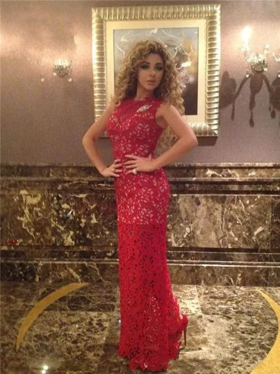 vestido de festa longo 2016 Red Long Evening Dresses With Detachable Train Lace Sheath Satin Tail Custom Made Prom Gowns | Свадьбы и