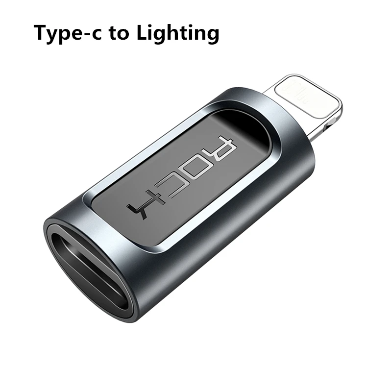 Type-c to Lightning Адаптер для телефона type-c Micro для освещения для iPhone 6 7 8 X адаптер зарядного устройства 2.4A Быстрый кабель для зарядки с адаптером для iPad iPod - Цвет: Type-c to Lightning