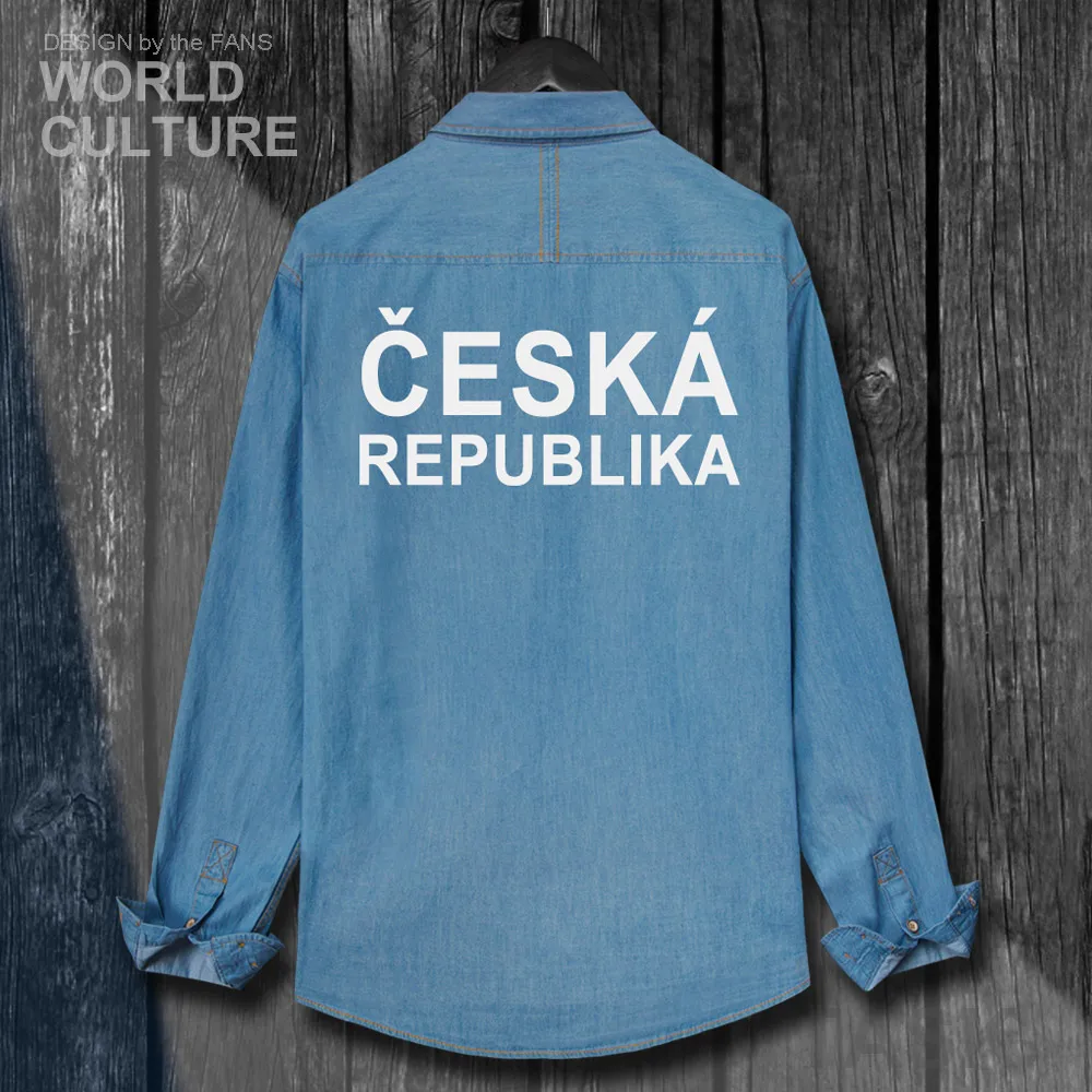 Чехия CZE мужская одежда с флагами осеннее Ковбойское повседневное пальто