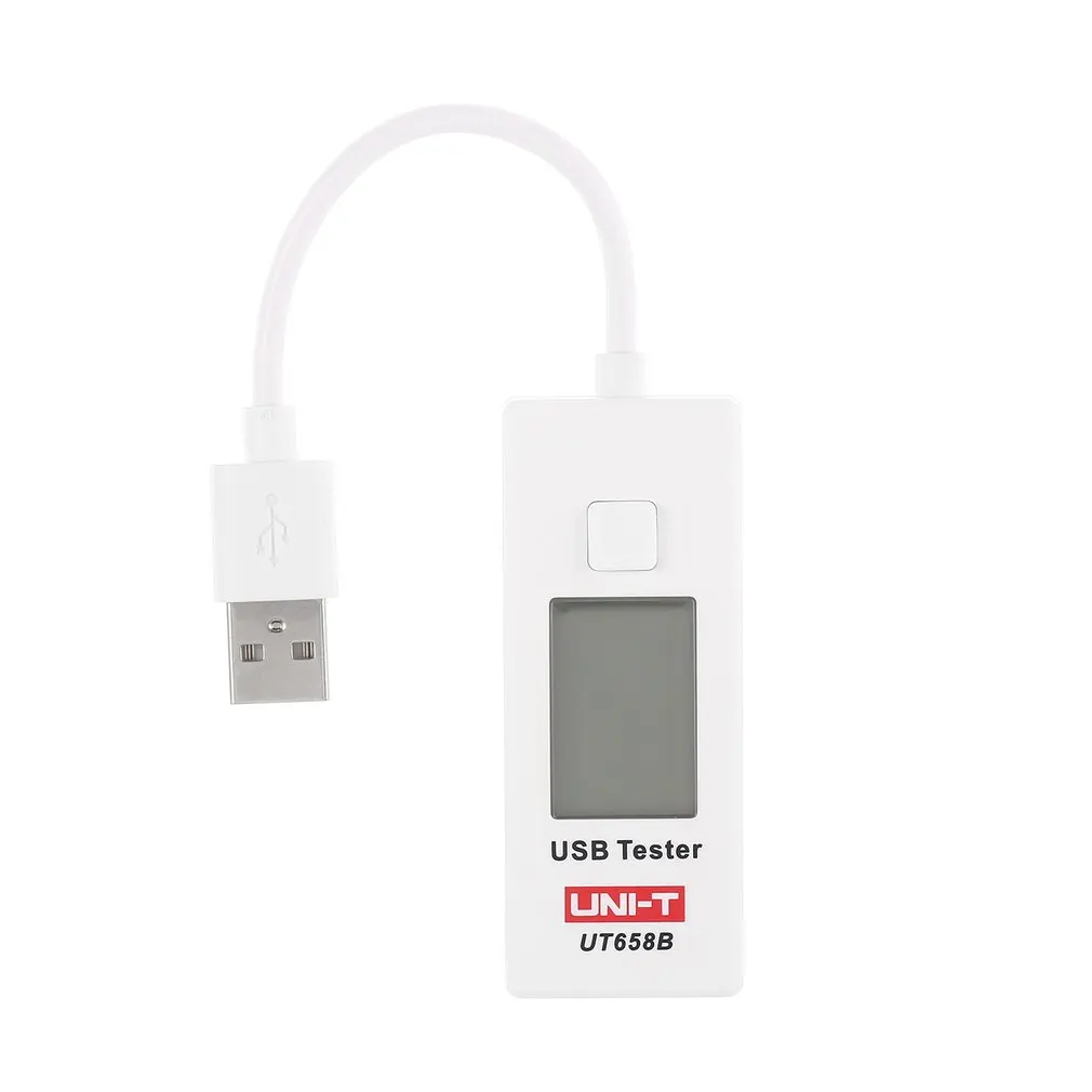 UNI-T UT658B цифровой мини-ЖКД USB Вольтметр Амперметр зарядное устройство Банк питания