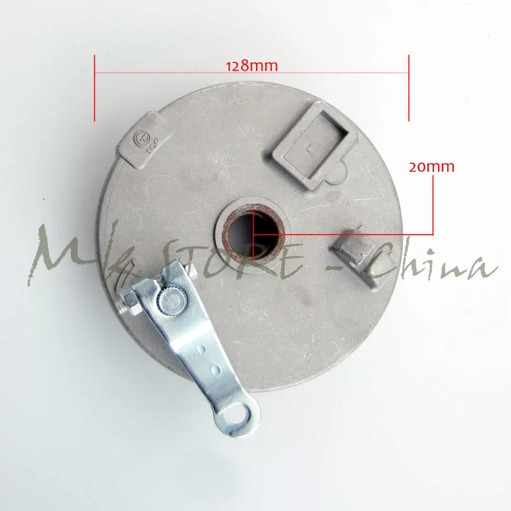 Правый Тормозной суппорт барабан башмак сборка ступицы колеса для 50 125cc ATV Quad