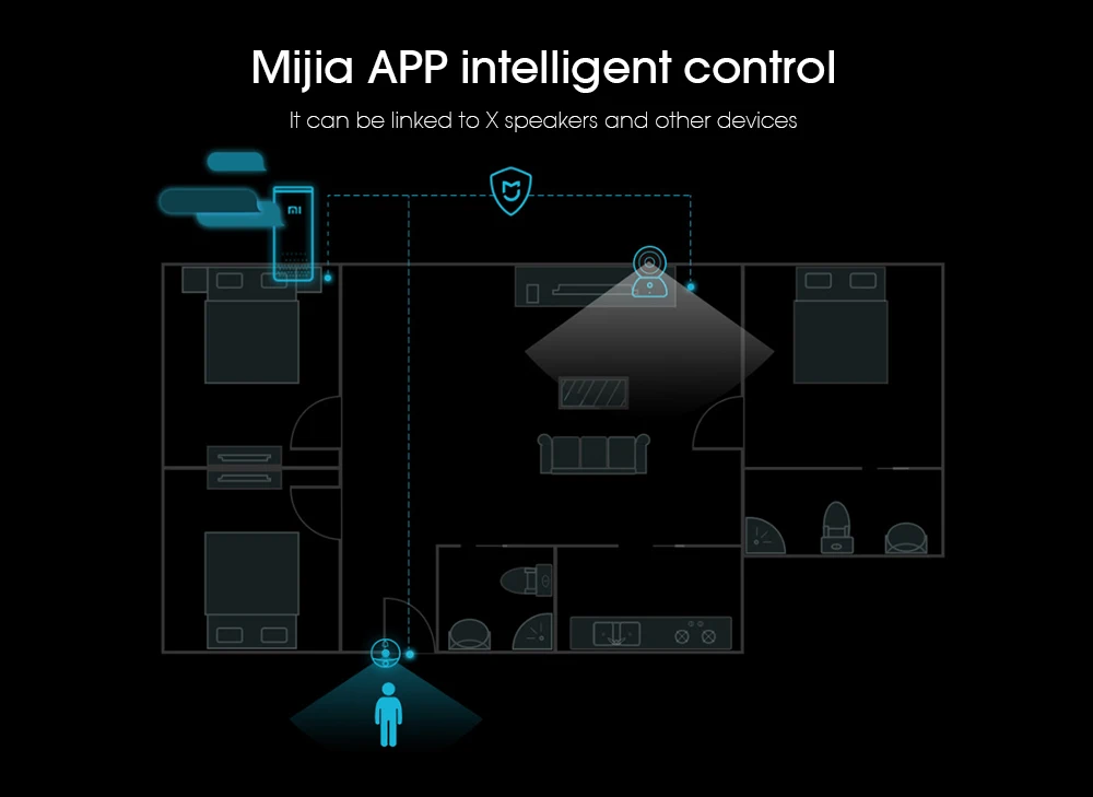 Xiaomi Mijia LOOCK умный дверной видео-дверной звонок солнцезащитные очки "кошачий глаз" Youth Edition Кати аккумуляторная ips 7 дюймов Экран Дисплей Mijia приложение Управление