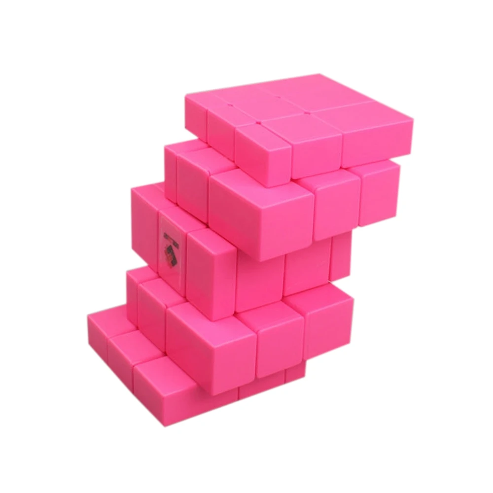 Хит продаж новинка Cubetwist siamois 3X3X5 miroir Cube magique Bump Cubes ducation jouet pour les enfants-rose | Игрушки и