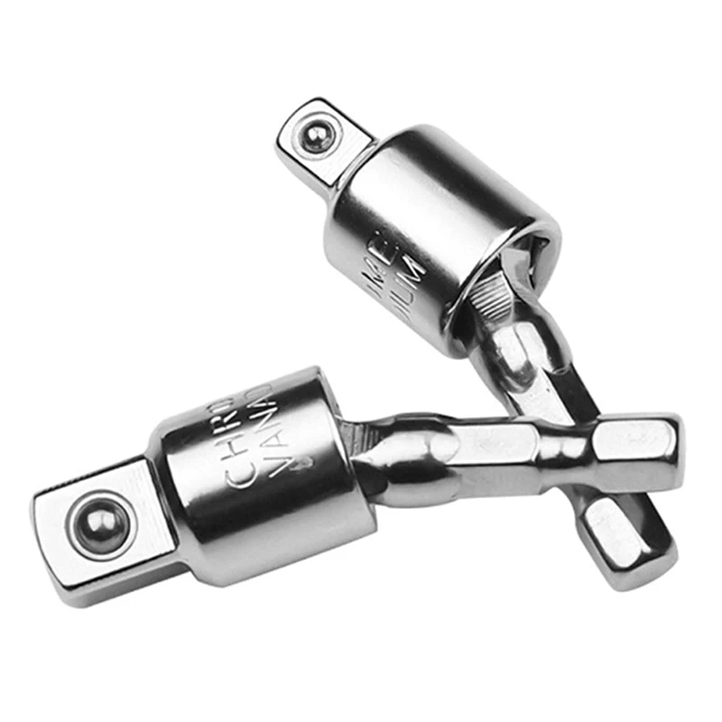 

1PC Hot 1/4" Or 3/8" Stainless Steel Wrench Socket Adapter Drill BIts Set Hex Shank Impact Driver Tools Drive Ratchet Tool