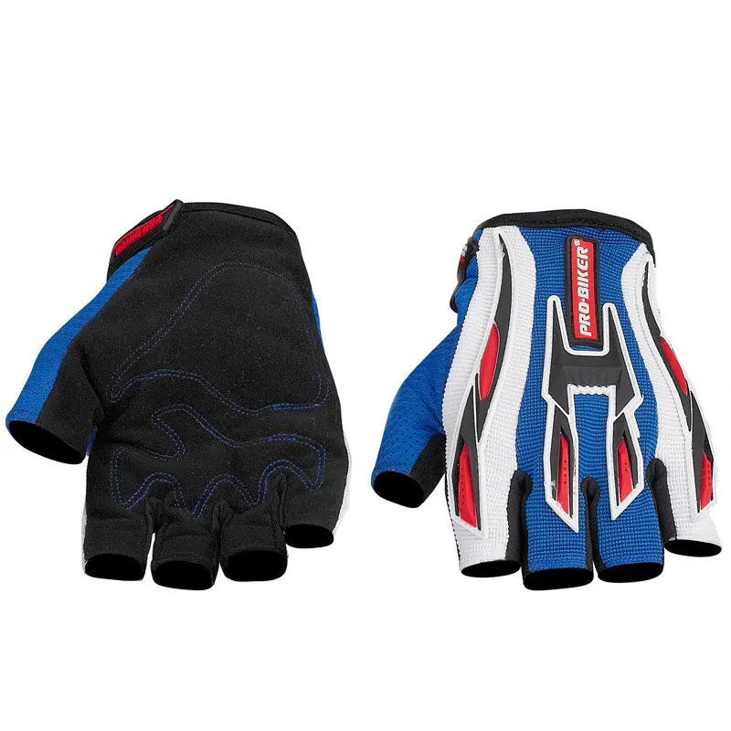 PRO-BIKER перчатки для мотокросса с полупальцами Luva Guantes Moto Biker Luvas De велосипедные