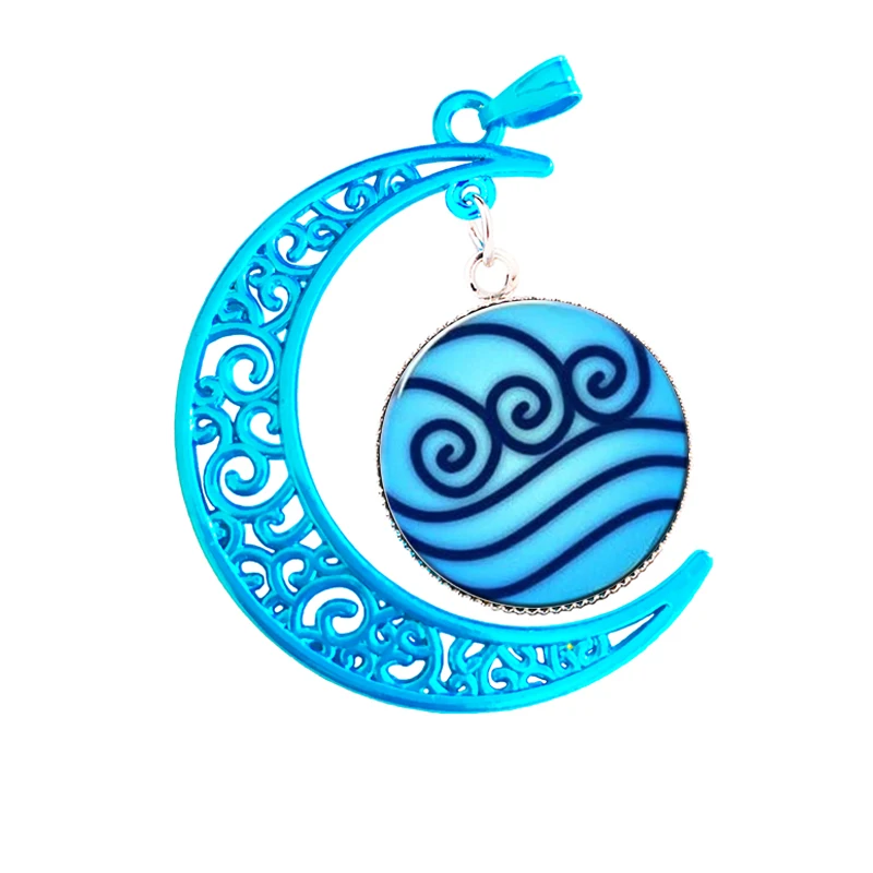 SUTEYI модные синие Цвет ожерелье с изображением Аватар Легенда Об Аанге массивное