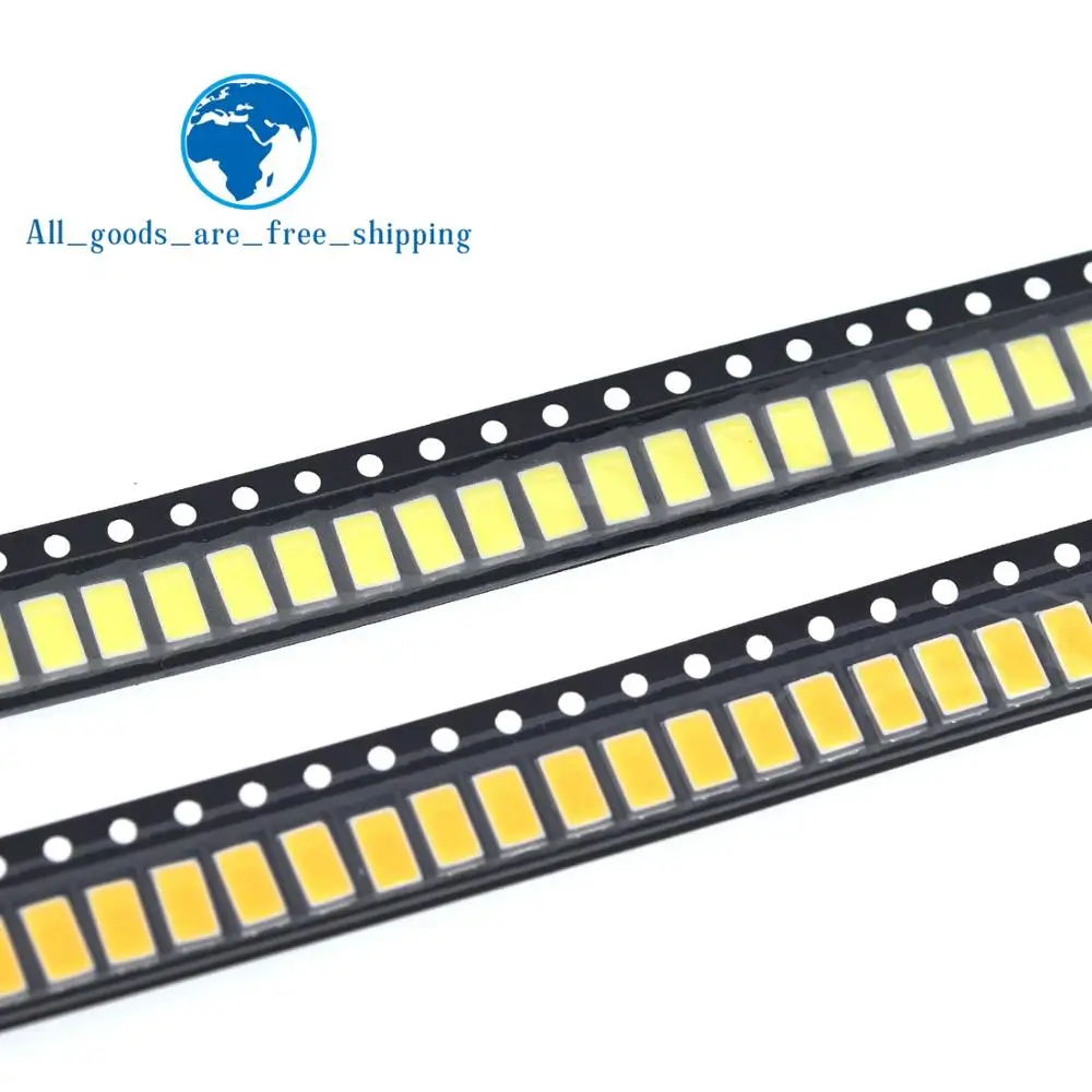 100 шт 5630/5730-CW/WW 0 5 W-150Ma 50-55lm 6500K белый светильник SMD 5730 5630 Светодиодный диоды для