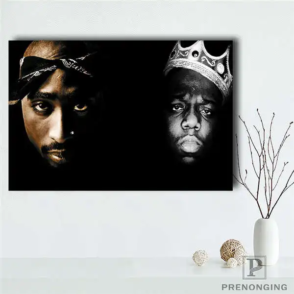 Canvas Poster Холст постер из шелковой ткани плакат, Тупак плакат топ декор плакат 2pac номер#180327-03 - Цвет: Canvas Poster