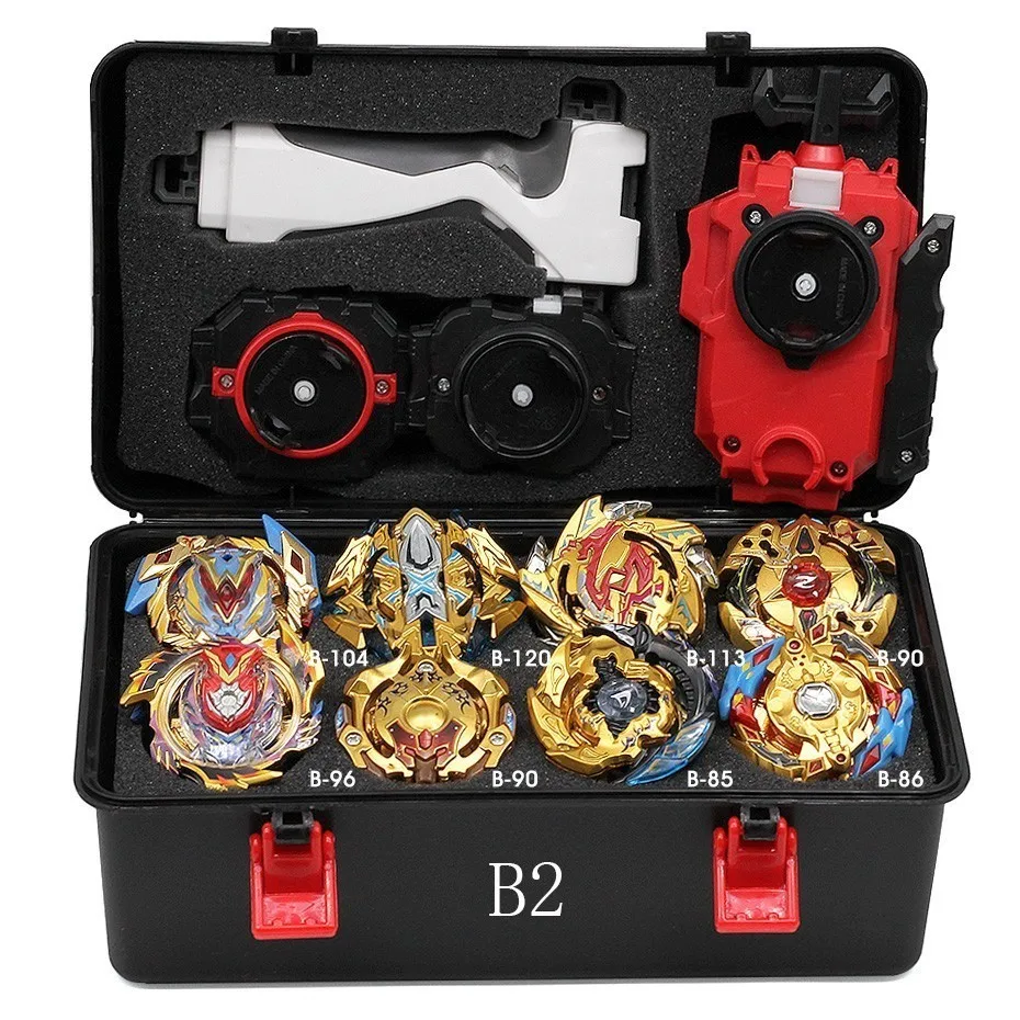 B2 Takara Tomy Bey Bay Burst золотые игрушки все модели коробка для хранения набор верхней пусковой установки тупи Металл Бог Burst спиннинг Топ лезвия - Цвет: B2